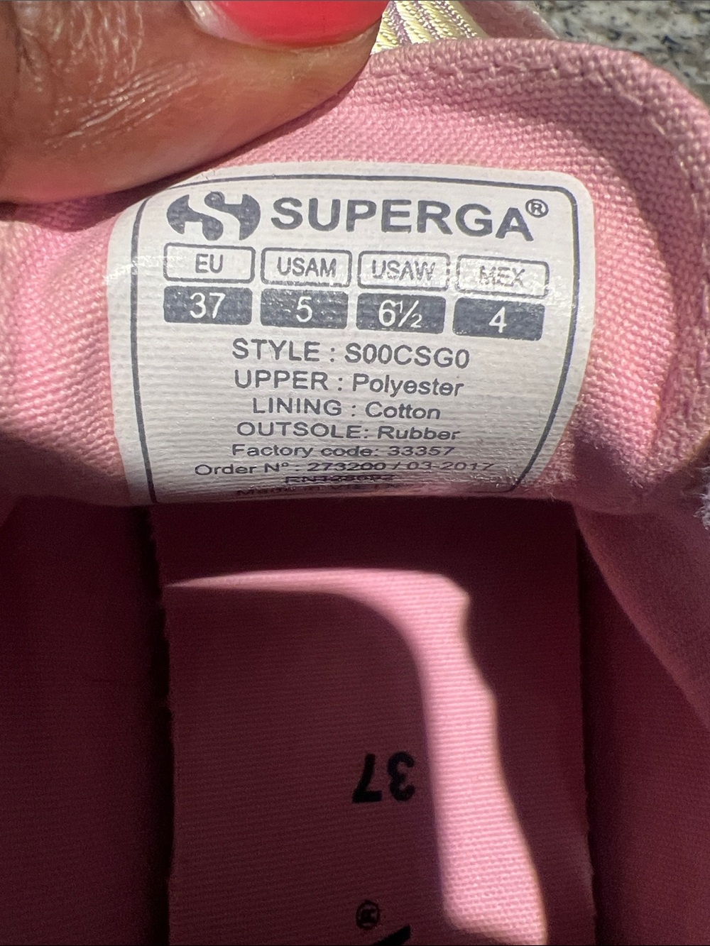 Superga 2750 Korelaw fashion sneakers 6.5 Pink Floral Embroidered Satin summer - Picture 9 of 9